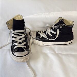 Converse Black and White Kids High-Top Sneakers